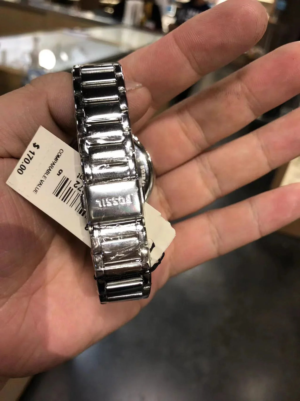 Fossil  Ashtyn Three-Hand Date Stainless Steel Watch