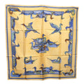 Pre-Owned  / Hermes Carre 90 duck pond scarf 100% silk muffler (Good)