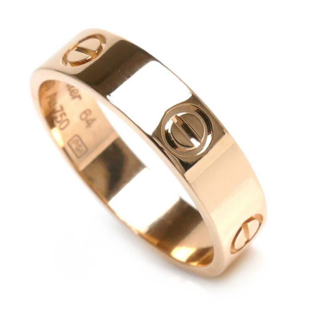 Pre-Owned   Pink Gold Love Ring  Size 23.5 64 7.0g Men's (Good)
